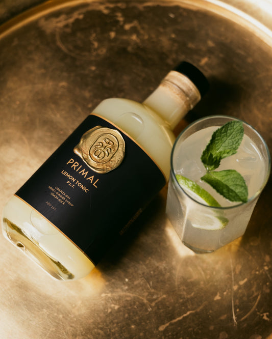 Primal Lemon Tonic Cocktail